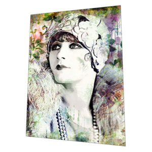 1920s Art Deco Lady "Jade" Wall Art – Graphic Art Poster