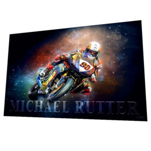 Irish Road Racing "Michael Rutter" Wall Art – Graphic Art Poster