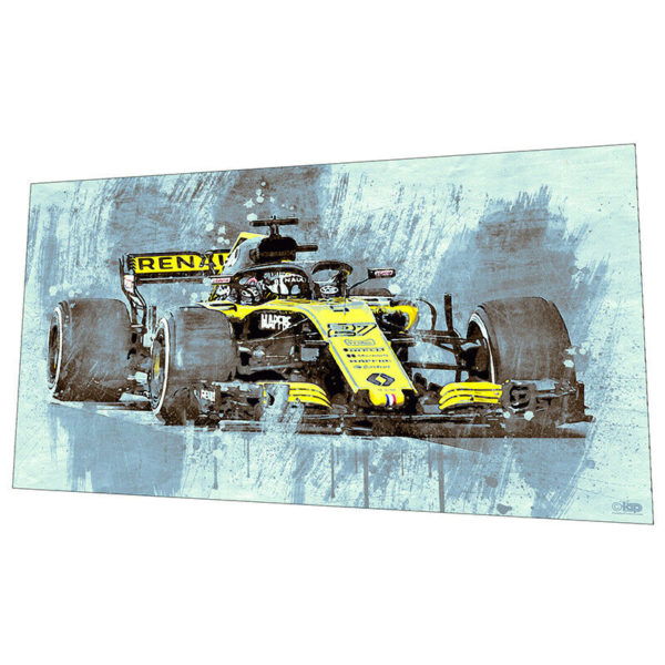 Renault Formula 1 Wall Art – Racing car Graphic Art Poster