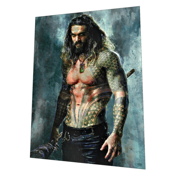 Comic Hero "Aquaman" Wall Art – Graphic Art Poster