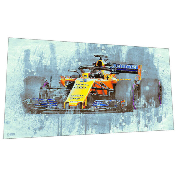 McClaren Formula 1 Wall Art – Racing car Graphic Art Poster
