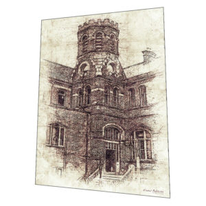 Belfast Northern Ireland – "St Mary’s College" Wall Art – Graphic Art Poster