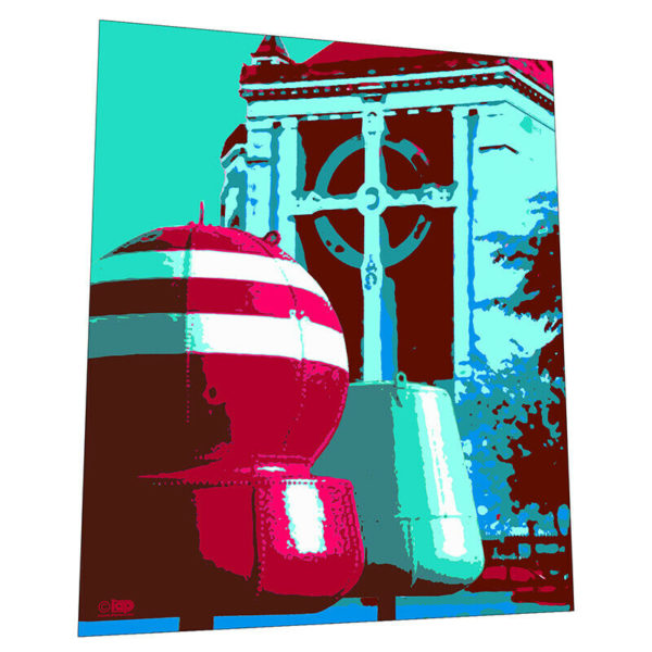 Belfast "St Anne’s Buoys" Wall Art – Graphic Art Poster