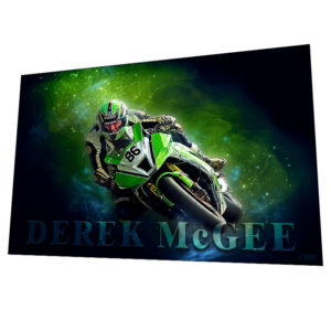 Irish Road Racing "Derek McGee" Wall Art – Graphic Art Poster