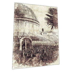 Belfast Northern Ireland – "The Palm House" Wall Art – Graphic Art Poster