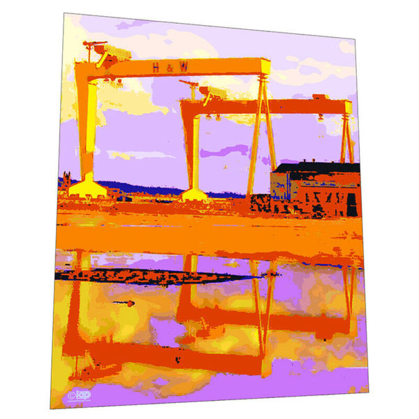 Harland And Wolfe Cranes Belfast Wall Art – Graphic Art Poster