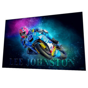 Irish Road Racing "Lee Johnston" Wall Art – Graphic Art Poster