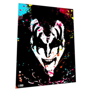 The amazing Kiss rocker "Gene Simmons" Wall Art – Graphic Art Poster
