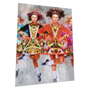 Irish Dancers "The Reel" Wall Art – Graphic Art Poster