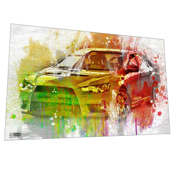 Mitsubishi Evolution Wall Art – Graphic Art Poster