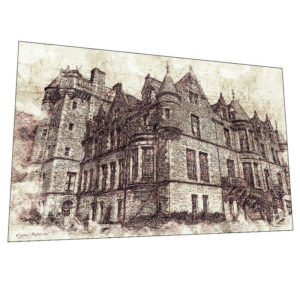 Belfast Northern Ireland – "Belfast Castle #2" Wall Art – Graphic Art Poster