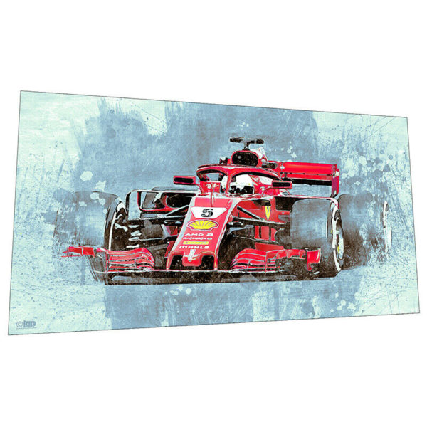Ferrari Formula 1 Wall Art – Racing Car Graphic Art Poster