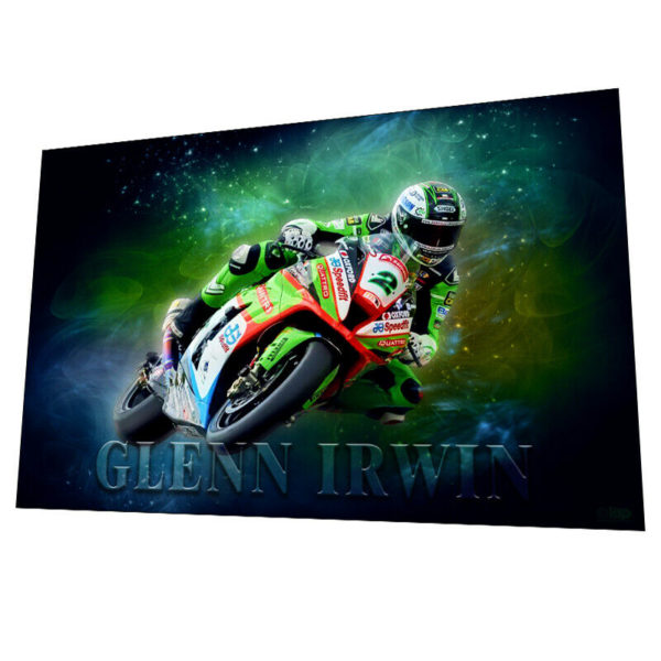 Irish Road Racing "Glenn Irwin" Wall Art – Graphic Art Poster