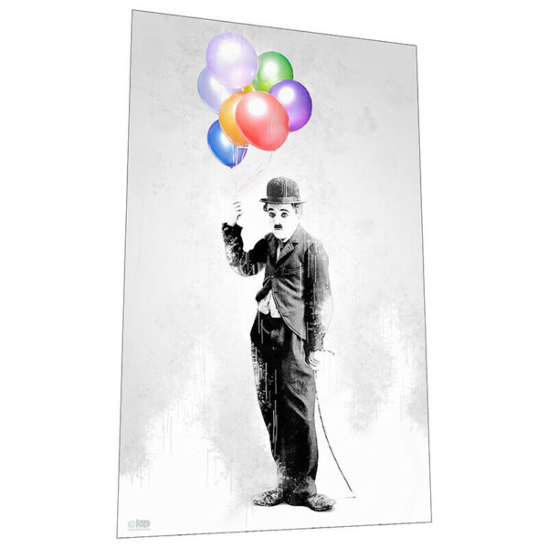 Charlie Chaplin "Lighten Up Charlie" Wall Art – Graphic Art Poster