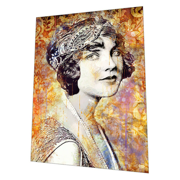 1920s Art Deco Lady "Amber" Wall Art – Graphic Art Poster