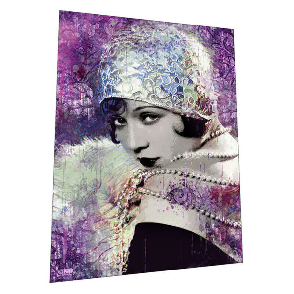 1920s Art Deco Lady "Rose" Wall Art – Graphic Art Poster