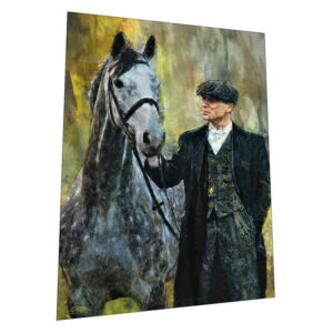 The Birmingham Peaky Blinders "True Friend" equestrian wall art – Graphic Art Poster