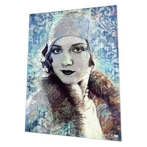 1920s Art Deco Lady "Sky" Wall Art – Graphic Art Poster