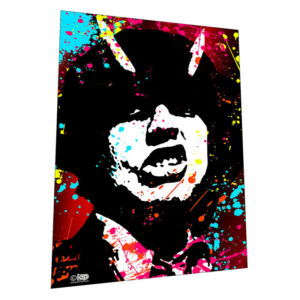 Angus Young AC/DC Wall Art – Graphic Art Poster