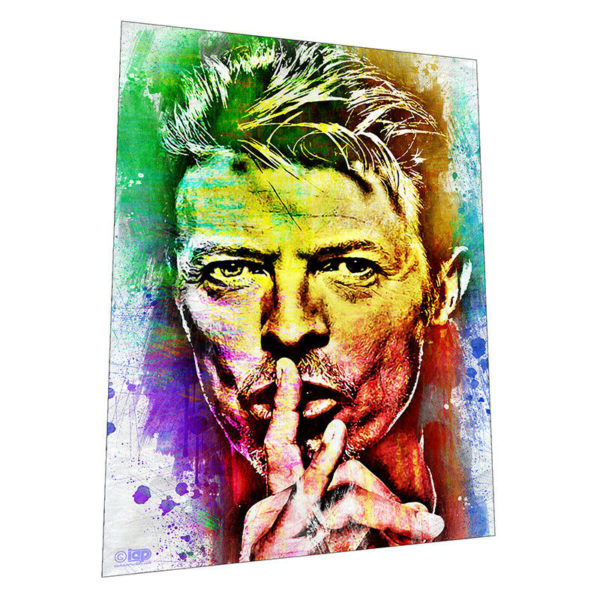David Bowie Shush Wall Art – Graphic Art Poster